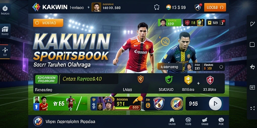 Tampilan screenshot KAKWIN yang menunjukkan berbagai opsi taruhan olahraga.