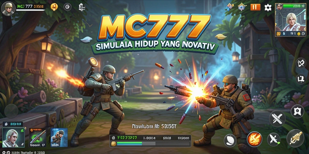 Tampilan gameplay MC777 yang mengesankan dan interaktif.