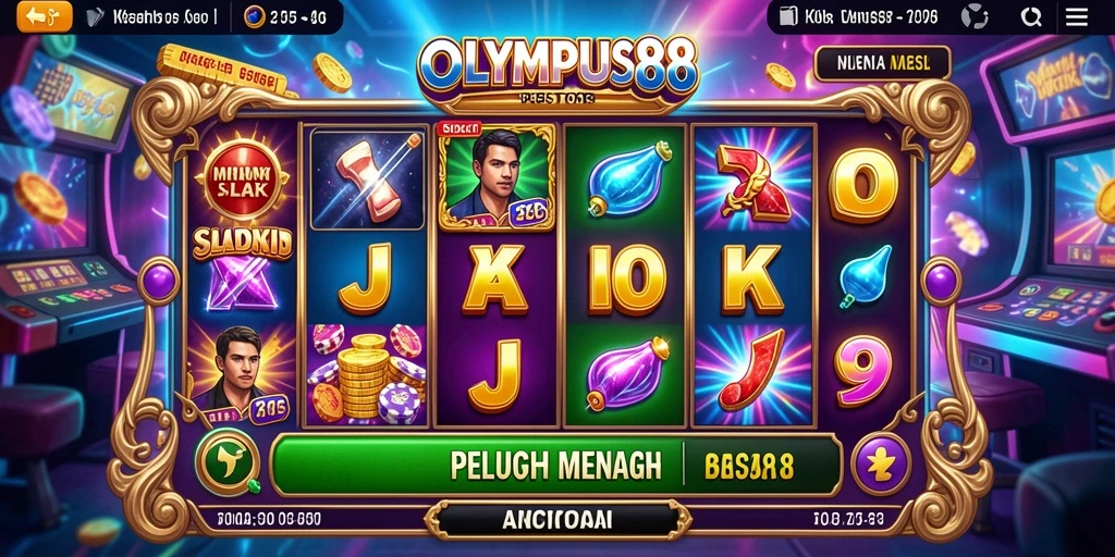 Tampilan gameplay OLYMPUS88 dengan tema mitologi Yunani yang menarik.
