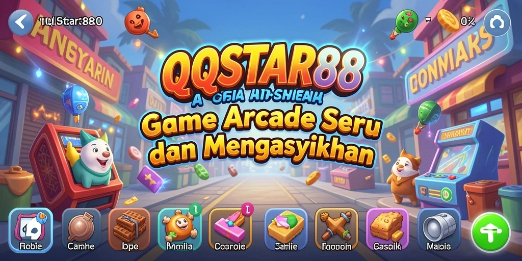 Gameplay mendebarkan dari QQSTAR88 menampilkan aksi arcade yang intens.