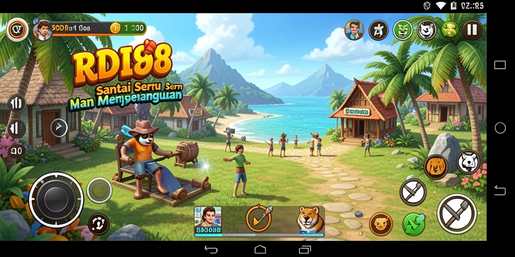 Tangkapan layar RDI88 yang menunjukkan gameplay santai dan menyenangkan.