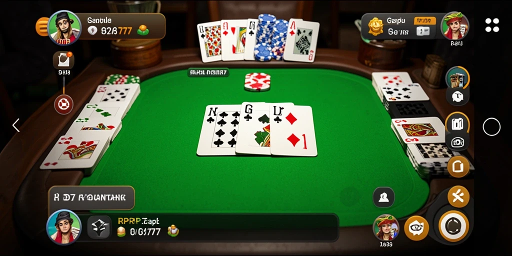 Tampilan gameplay Gaple yang seru dan interaktif di RPRP777.